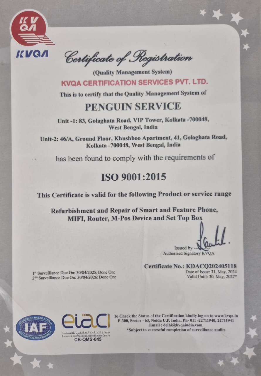 Certificate awarded for outstanding performance by an organization